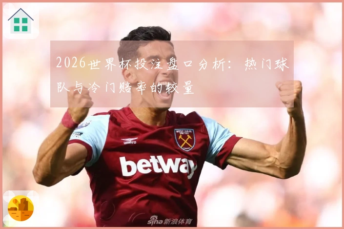 2026世界杯投注盘口分析：热门球队与冷门赔率的较量